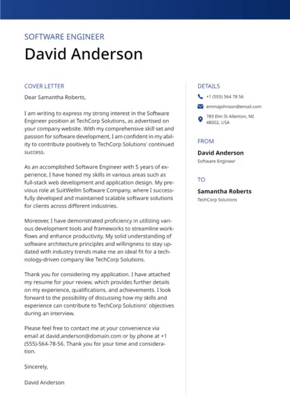 Choose Balance cover letter template