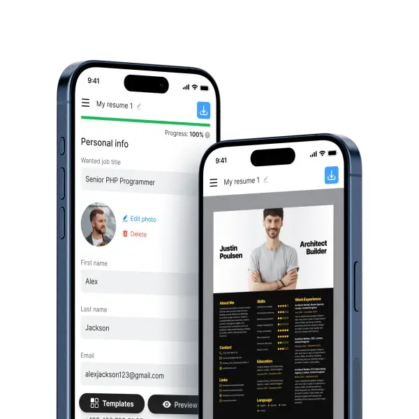 Mobile-Friendly Resume Builder