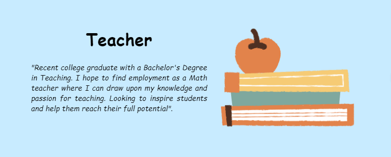 Best Resume Objective Examples - Teacher 