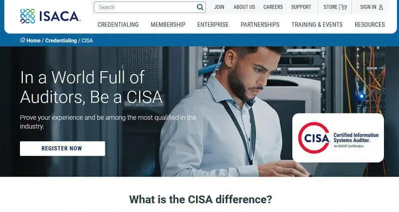 Certified Information Systems Auditor (CISA) website