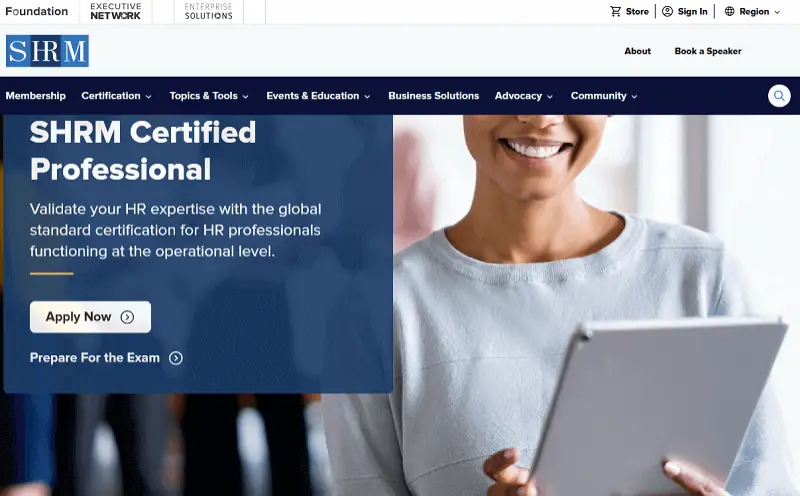 SHRM Certified Professional