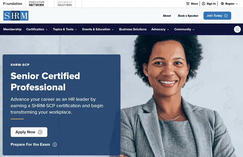 SHRM Senior Certified Professional