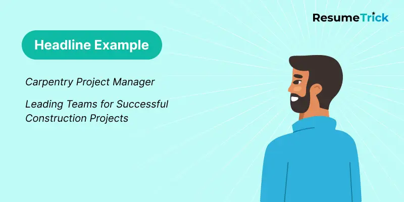 Carpenter resume headline example