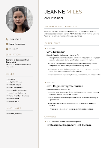 Civil Engineer Resume Civil Engineer Resume