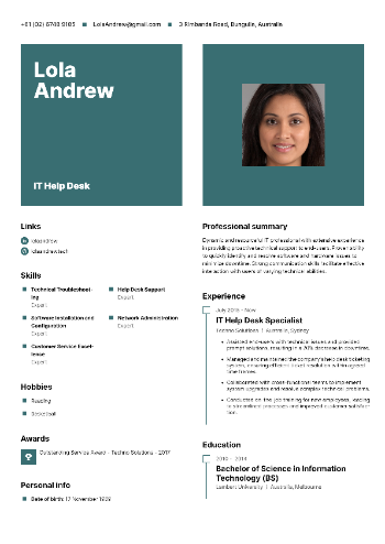 IT Help Desk Resume IT Help Desk Resume