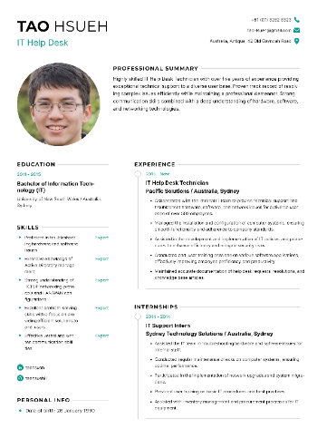 IT Help Desk Resume IT Help Desk Resume