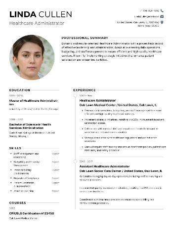 Healthcare Administrator Resume Healthcare Administrator Resume