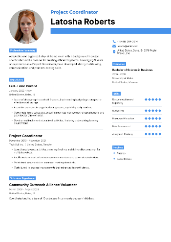 Project Coordinator Resume Project Coordinator Resume