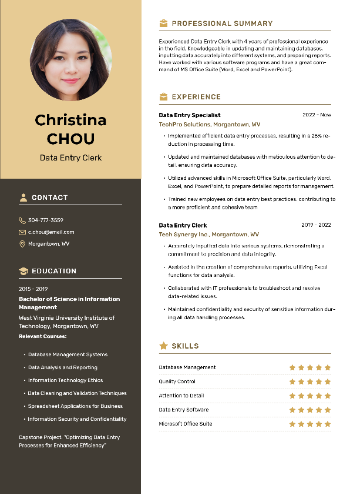 Data Entry Clerk Resume Data Entry Clerk Resume