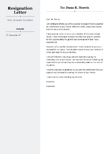 from Alexander Lauridsen Cover Letter