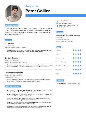 Copywriter Resume Copywriter Resume