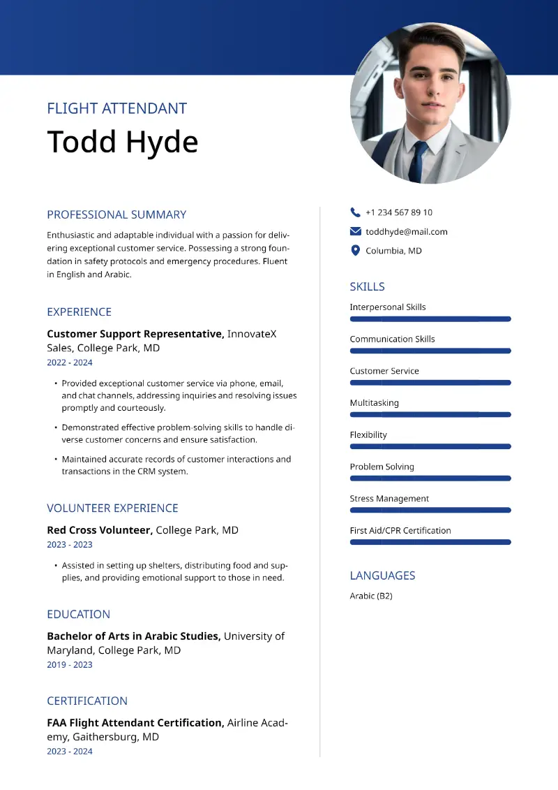 Flight Attendant Resume Flight Attendant Resume