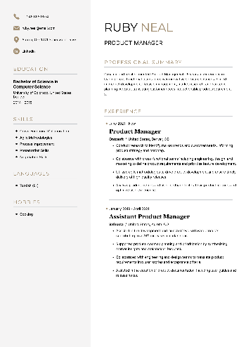 Product Manager Resume Product Manager Resume
