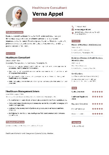 Healthcare Consultant Resume Healthcare Consultant Resume