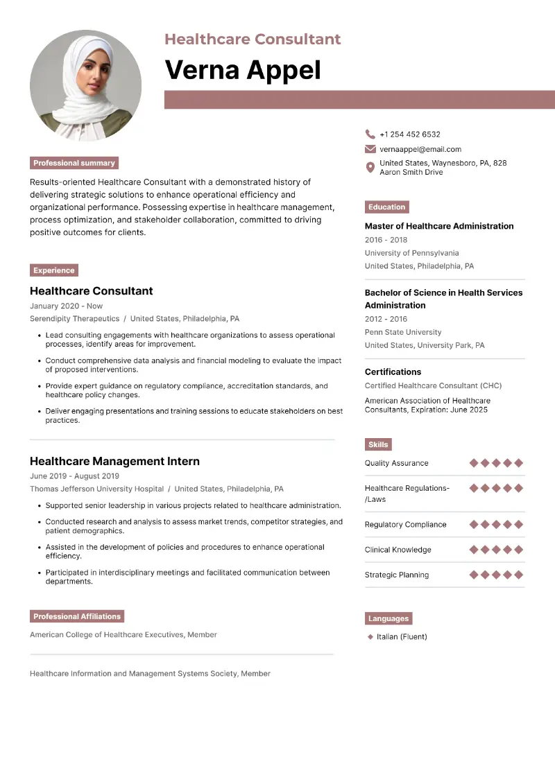 Healthcare Resume Examples and Templates for 2024