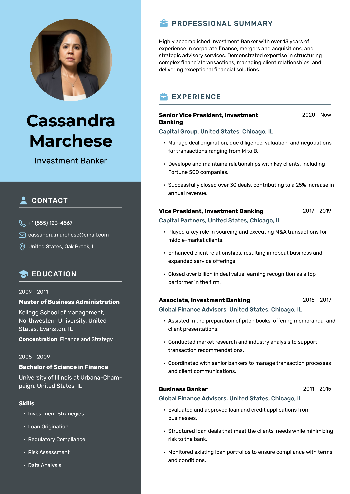 Investment Banker Resume Investment Banker Resume