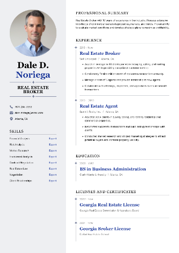 Real Estate Broker Resume Real Estate Broker Resume