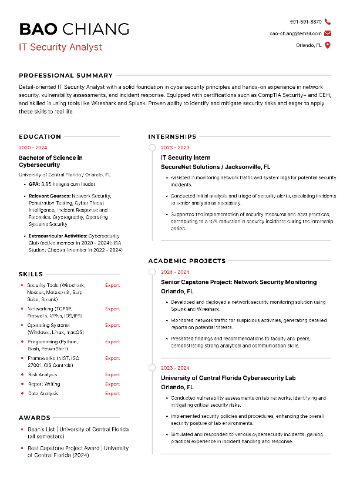 IT Security Analyst Resume IT Security Analyst Resume