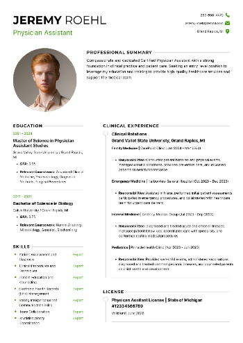 Physician Assistant Resume Physician Assistant Resume