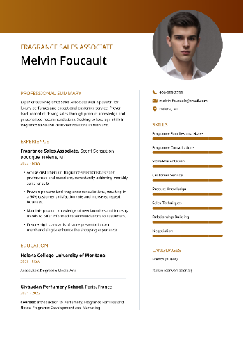 Fragrance Sales Associate Resume Fragrance Sales Associate Resume