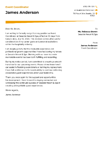 Event Coordinator Cover Letter Event Coordinator Cover Letter