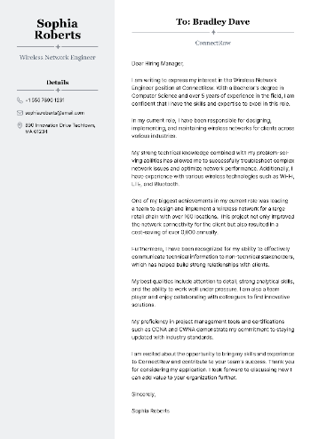 Wireless Network Engineer Cover Letter Wireless Network Engineer Cover Letter