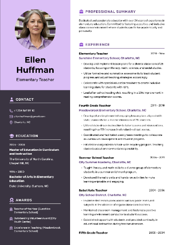 Elementary Teacher Resume Elementary Teacher Resume