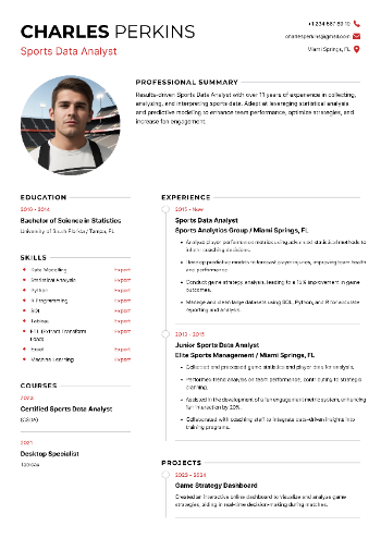 Sports Data Analyst Resume Sports Data Analyst Resume