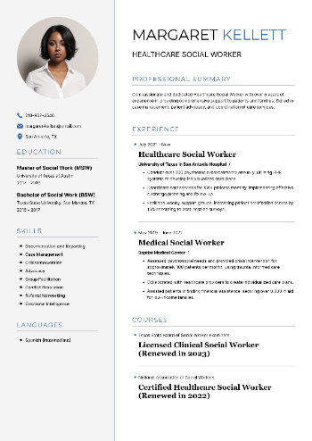 Healthcare Social Worker Resume Healthcare Social Worker Resume