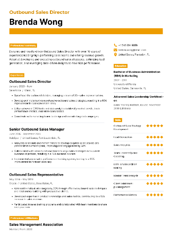 Outbound Sales Director Resume Outbound Sales Director Resume