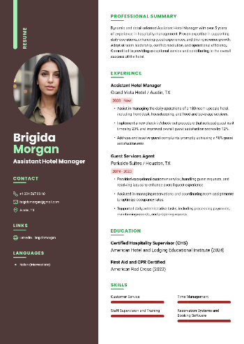 Assistant Hotel Manager Resume Assistant Hotel Manager Resume