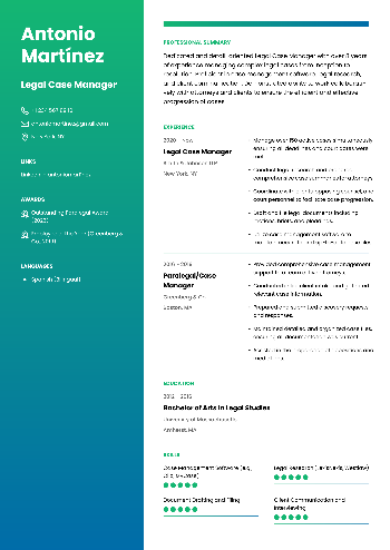 Legal Case Manager Resume Legal Case Manager Resume