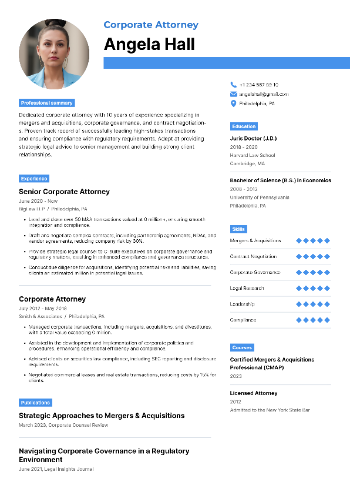 Corporate Attorney Resume Corporate Attorney Resume