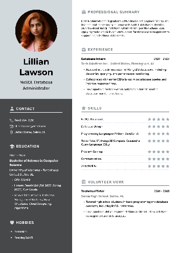 NoSQL Database Administrator Resume NoSQL Database Administrator Resume