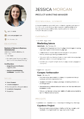 Product Marketing Manager Resume Product Marketing Manager Resume
