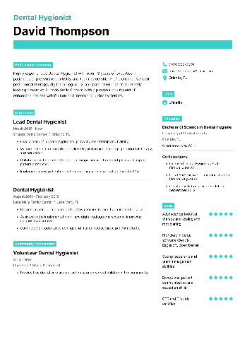 Dental Hygienist Resume Dental Hygienist Resume