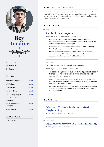 Geotechnical Engineer Resume Geotechnical Engineer Resume