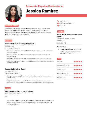 Accounts Payable Professional Resume Accounts Payable Professional Resume