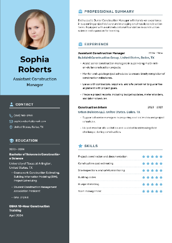 Assistant Construction Manager  Resume Assistant Construction Manager  Resume
