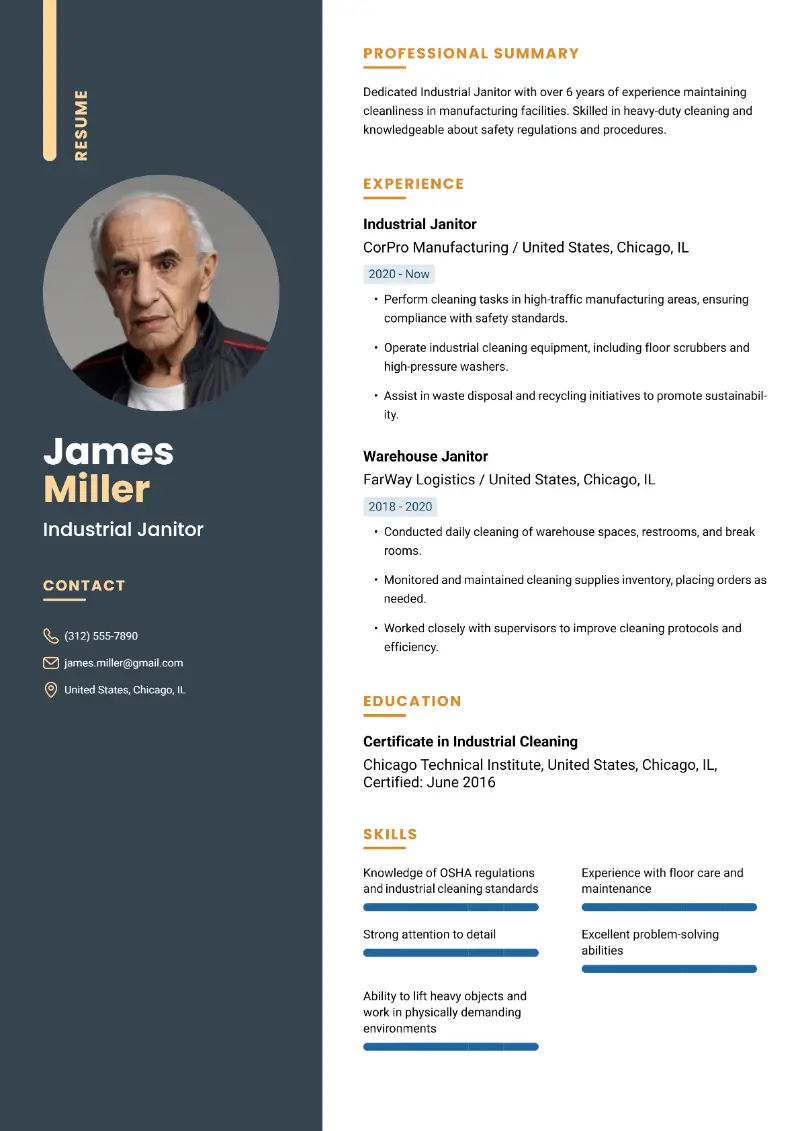 Janitor Resume: Examples, Templates, & Guide