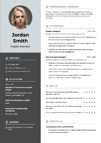 Graphic Illustrator Resume Graphic Illustrator Resume