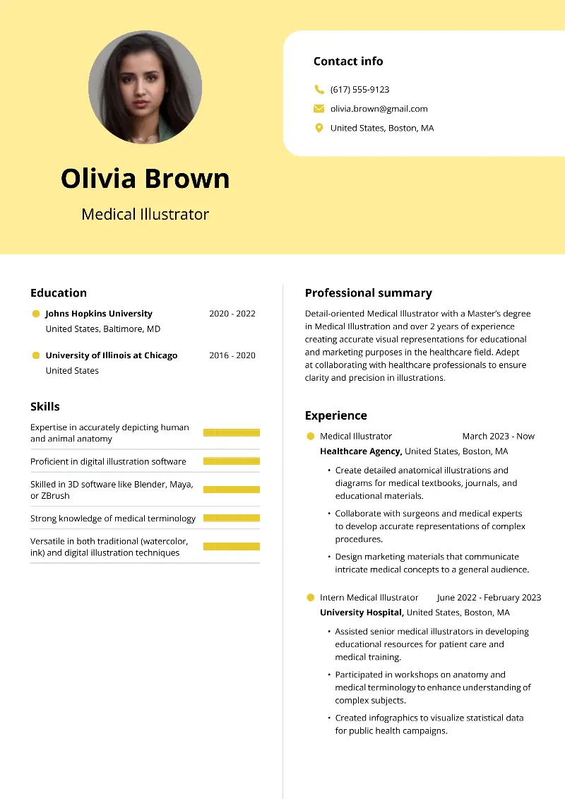 Medical Illustrator Resume Medical Illustrator Resume