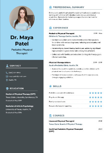 Pediatric Physical Therapist Resume Pediatric Physical Therapist Resume