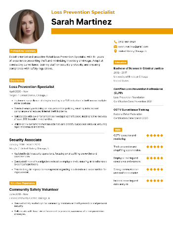 Loss Prevention Specialist  Resume Loss Prevention Specialist  Resume
