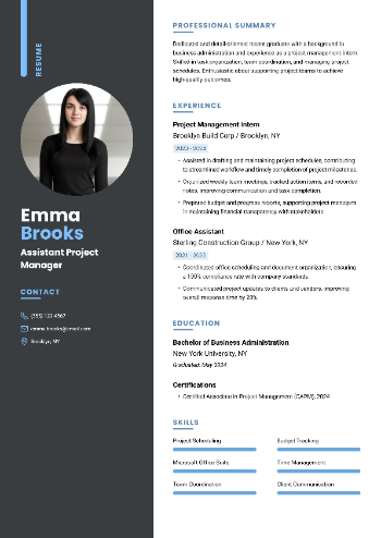 Assistant Project Manager Resume Assistant Project Manager Resume