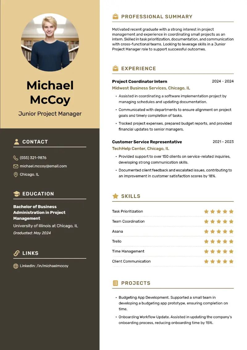 Junior Project Manager Resume Junior Project Manager Resume