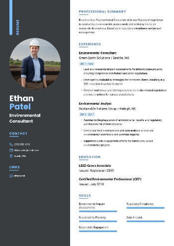 Environmental Consultant Resume Environmental Consultant Resume