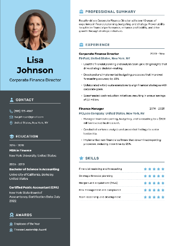 Corporate Finance Director Resume Corporate Finance Director Resume