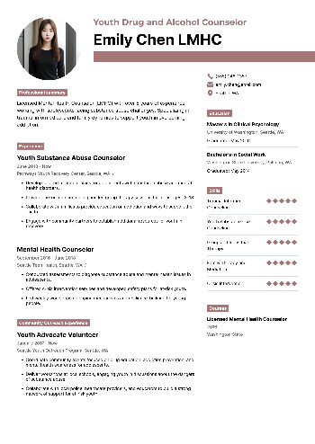 Youth Drug and Alcohol Counselor Resume Youth Drug and Alcohol Counselor Resume