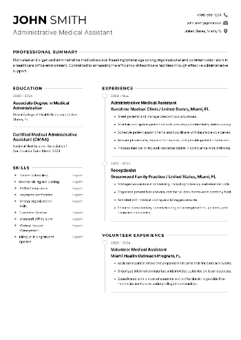 Administrative Medical Assistant Resume Administrative Medical Assistant Resume